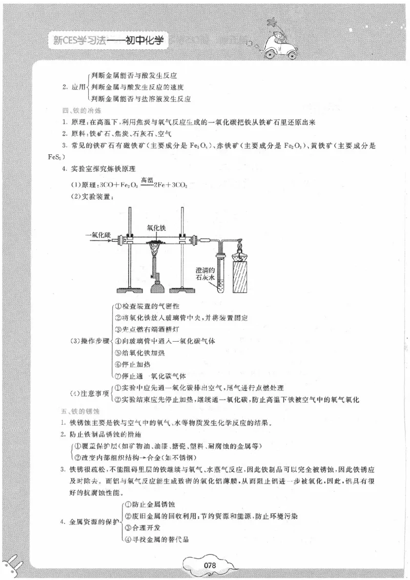初中化学手册_初中化学_01.人教版初中化学_09.初中化学CES学习方法