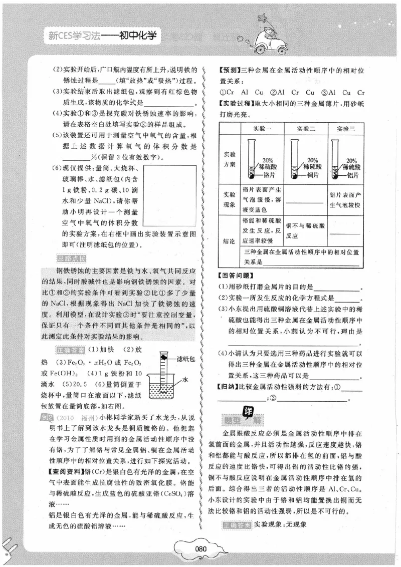 初中化学手册_初中化学_01.人教版初中化学_09.初中化学CES学习方法