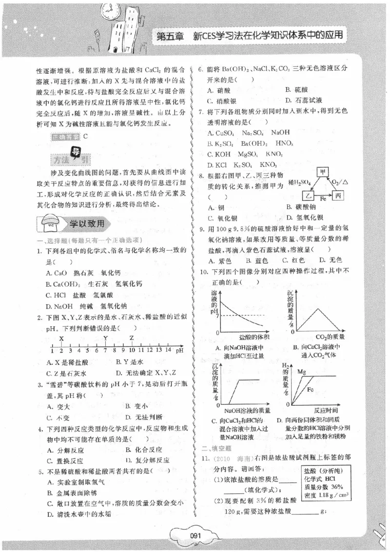 初中化学手册_初中化学_01.人教版初中化学_09.初中化学CES学习方法