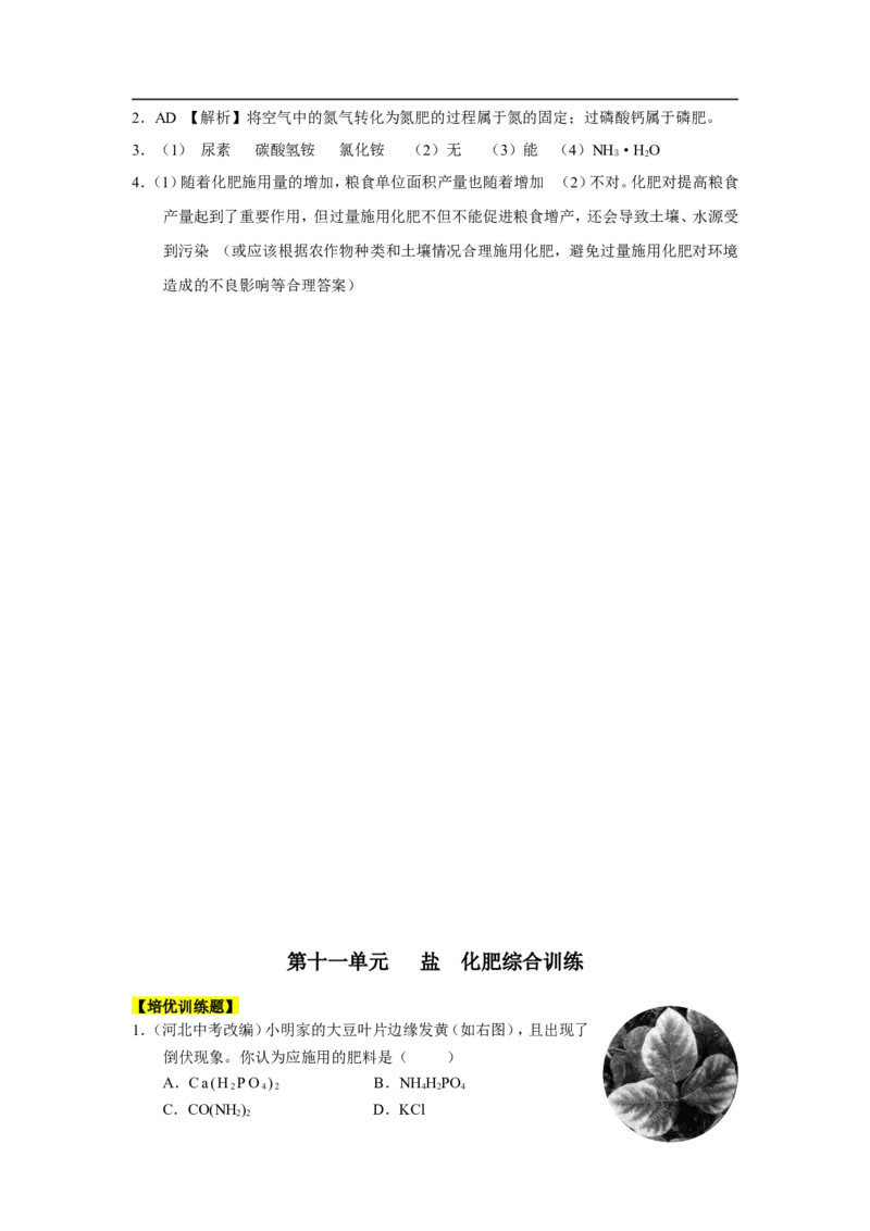 九年级化学下册第十一单元+盐化肥_初中化学_01.人教版初中化学_01.初中化学课件PPT--教案--试题_初中化学18年试卷_人教版九年级化学下册2018