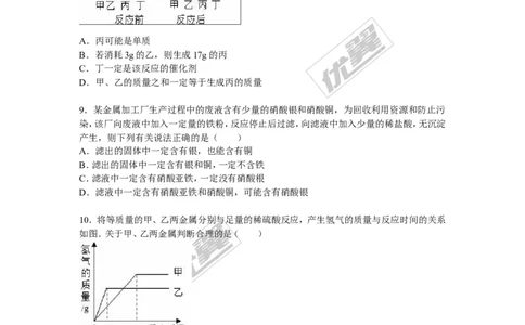 2015-2016学年福建省厦门市校级九年级（下）初化学试卷_初中化学_01.人教版初中化学_01.初中化学课件PPT--教案--试题_初中化学全套(课件--教案--配套)_18年初中化学9年级下