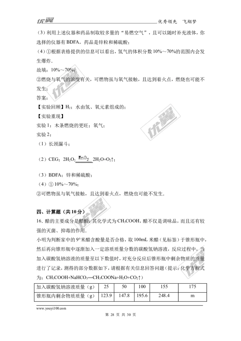 2017年山东省东营市中考化学试卷（解析版）_初中化学_01.人教版初中化学_01.初中化学课件PPT--教案--试题_初中化学全套(课件--教案--配套)_18年初中化学9年级上_2017中考真题卷