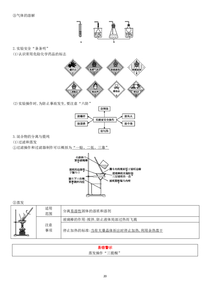 新教材高中化学合格性考试知识点PDF_高化_2025春-人教版高中化学_02新版高中化学必修二