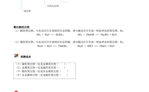 第01讲物质的分类（学生版）-（人教2019必修第一册）_高化_595801221724高中化学新人教版选择性必修一二三电子版教案PPT课件高中试卷_必修一册（人教版）_讲义