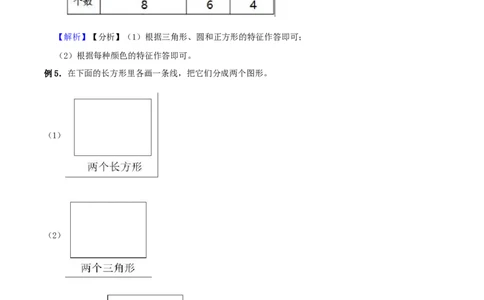 精品原创4.有趣的图形-一年级下册数学期末复习专题讲义（知识点归纳+典例讲解+同步测试）北师大版_26春北师大版数学二下_19、赠送其它资料_旧版_赠品：北师大知识总结