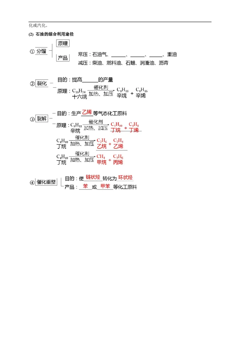 新教材精创8.1.2海水资源的开发利用、煤石油天然气的综合利用教学设计（1）-人教版高中化学必修第二册_高化_2025春-人教版高中化学_02新版高中化学必修二_教案