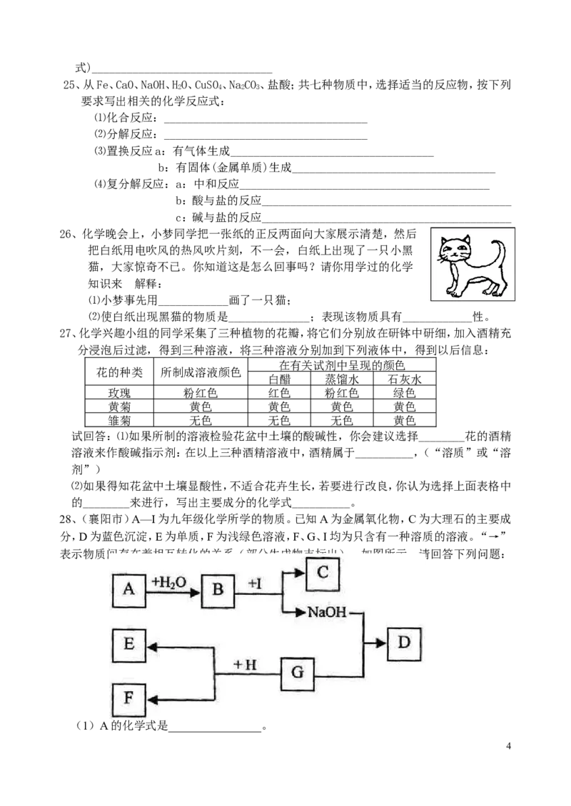 九年级化学酸和碱精选测试题_(带答案)_初中化学_01.人教版初中化学_01.初中化学课件PPT--教案--试题_初中化学&mdash;课件&mdash;教案&mdash;试题-推荐_9年级下课件教案试题_9年级下试题_第10单元