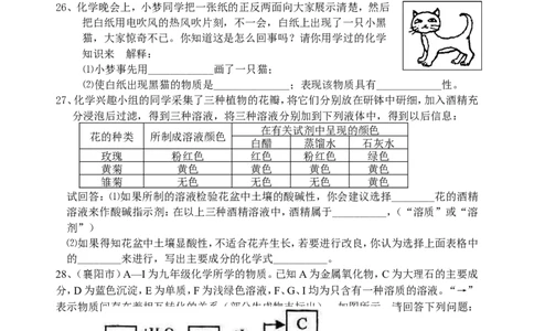 九年级化学酸和碱精选测试题_(带答案)_初中化学_01.人教版初中化学_01.初中化学课件PPT--教案--试题_初中化学&mdash;课件&mdash;教案&mdash;试题-推荐_9年级下课件教案试题_9年级下试题_第10单元
