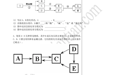 03物质的推断_初中化学_01.人教版初中化学_02.初中化学教学视频_4.初中化学--教学视频_15中考总复习&mdash;&mdash;化学基本实验与科学探究黄令6