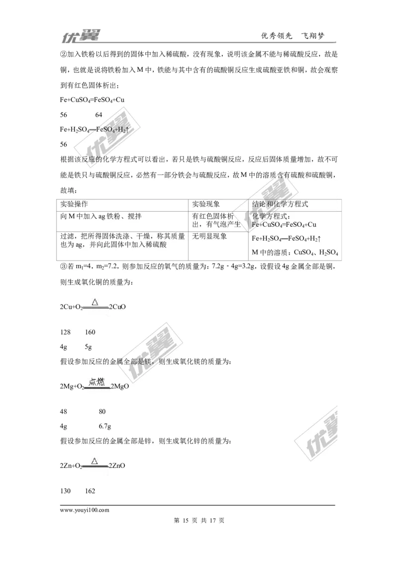 2016年贵州省贵阳市中考化学试卷（解析版）_初中化学_01.人教版初中化学_01.初中化学课件PPT--教案--试题_初中化学全套(课件--教案--配套)_18年初中化学9年级上_2016年中考真题卷