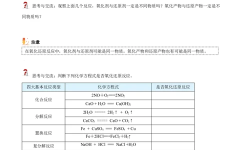 第06讲氧化还原反应基础（学生版）（人教版2019）_高化_595801221724高中化学新人教版选择性必修一二三电子版教案PPT课件高中试卷_必修一册（人教版）_讲义