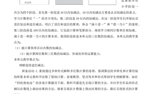 第五单元加与减（单元解读）-（北师大版）_26春北师大版数学二下_19、赠送其它资料_二年级数学下册（北师大版）_旧版_二年级数学下册（北师大版）_单元解读