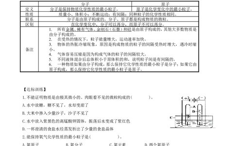 初三化学第三单元物质构成的奥秘教学案_初中化学_01.人教版初中化学_01.初中化学课件PPT--教案--试题_初中化学&mdash;课件&mdash;教案&mdash;试题-推荐_9年级上课件教案试题_9年级上教案_第3单元