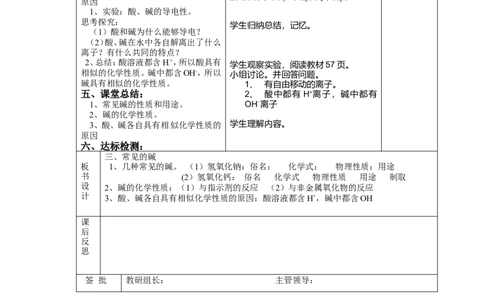 九年级化学下册-第十单元-酸和碱-课题1-常见的酸和碱教学案(3)_初中化学_01.人教版初中化学_01.初中化学课件PPT--教案--试题_初中化学&mdash;课件&mdash;教案&mdash;试题-推荐_9年级下课件教案试题