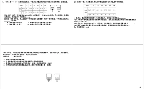 五年中考模拟中的溶液经典真题_初中化学_01.人教版初中化学_03.初中化学专项视频_[8214]初中化学难点突破溶液_第2讲五年中考模拟中的溶液经典真题