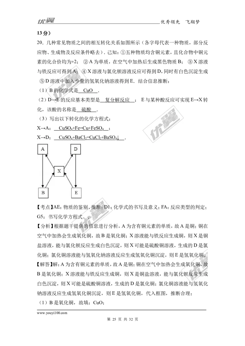 2017年广东省阳江市阳东区校级中考化学模拟试卷（2）（解析版）_初中化学_01.人教版初中化学_01.初中化学课件PPT--教案--试题_初中化学全套(课件--教案--配套)_18年初中化学9年级下
