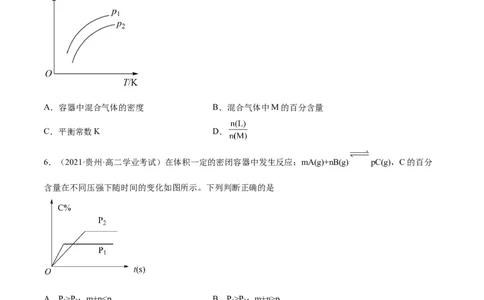 实验活动1探究影响化学平移移动的因素（精练）-（人教版2019选择性必修1）（原卷版）_高化_595801221724高中化学新人教版选择性必修一二三电子版教案PPT课件高中试卷_专项练习