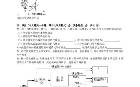 2015-2016学年甘肃省庆城县凤城初中九年级（上）期末化学试卷（解析版）_初中化学_01.人教版初中化学_01.初中化学课件PPT--教案--试题_初中化学18年试卷