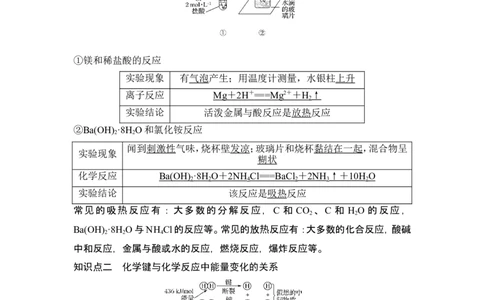 第1课时　化学反应与热能_高化_2025春-人教版高中化学_02新版高中化学必修二_4.课件+导学案_第六章第一节第1课时　化学反应与热能（导学案+课件）