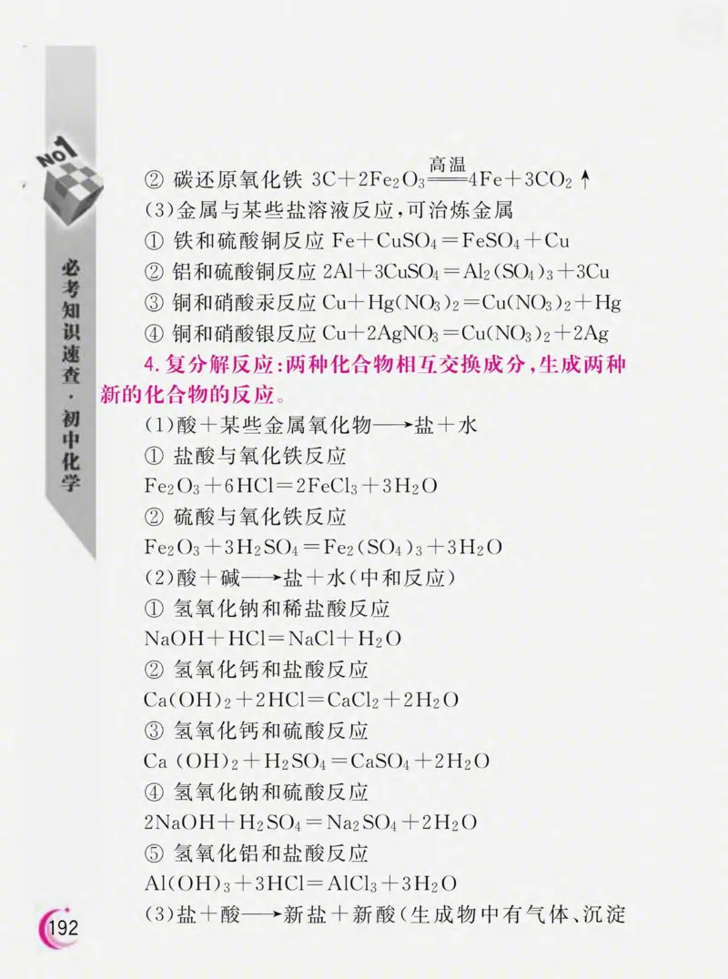 初中化学必考知识速查_初中化学_01.人教版初中化学_01.初中化学课件PPT--教案--试题_初中化学全套_化学课件