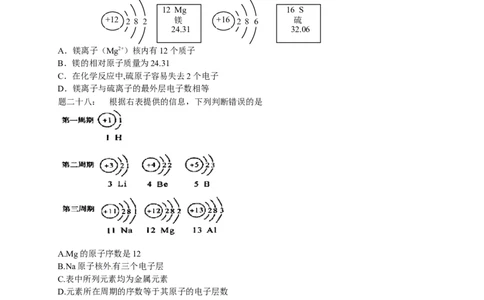 专题物质构成的奥秘经典精讲课后练习及详解_初中化学_01.人教版初中化学_07.初中化学中考总复习_人教版化学中考专题复习