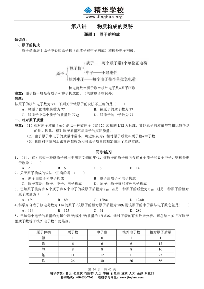 出谋&ldquo;化&rdquo;策&mdash;&mdash;初三化学基础巩固（上）_初中化学_01.人教版初中化学_03.初中化学专项视频_出谋&ldquo;化&rdquo;策&mdash;&mdash;初三化学基础巩固(上)