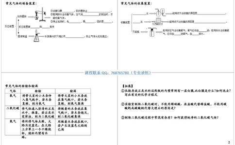 八大必考实验之气体制备_初中化学_01.人教版初中化学_03.初中化学专项视频_10054化学八大必考实验9讲王丽颖_第4讲八大必考实验之气体制备