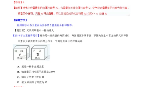 专题02物质的组成和分类（讲）-备战2017年中考化学二轮复习讲练测（解析版）_初中化学_01.人教版初中化学_07.初中化学中考总复习_备战2017年中考化学二轮复习讲练测（讲）