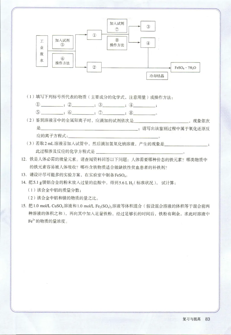 新人教版高中化学必修一电子课本_高化_2025春-人教版高中化学_01新版高中化学必修一
