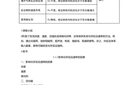 淘宝店铺：格致课堂2.1.2影响化学反应速率的因素、活化能_高化_2025春-人教版高中化学_03新版高中化学选择性必修1_02教案_教案1