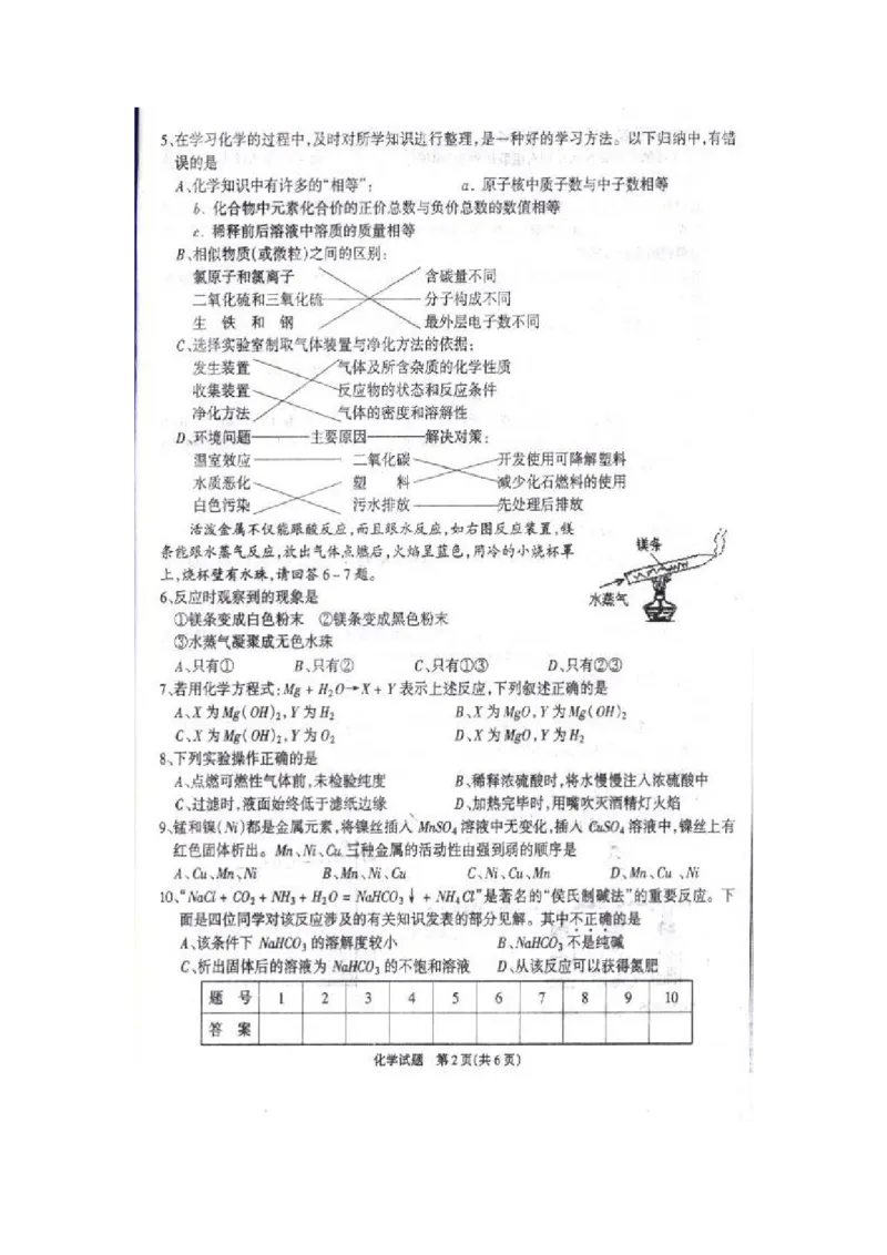 2007茂名_初中化学_01.人教版初中化学_01.初中化学课件PPT--教案--试题_初中化学全套_化学试题_化学：全国初中化学竞赛必选教程试题和实验班招生考试试题精品试题（117份）