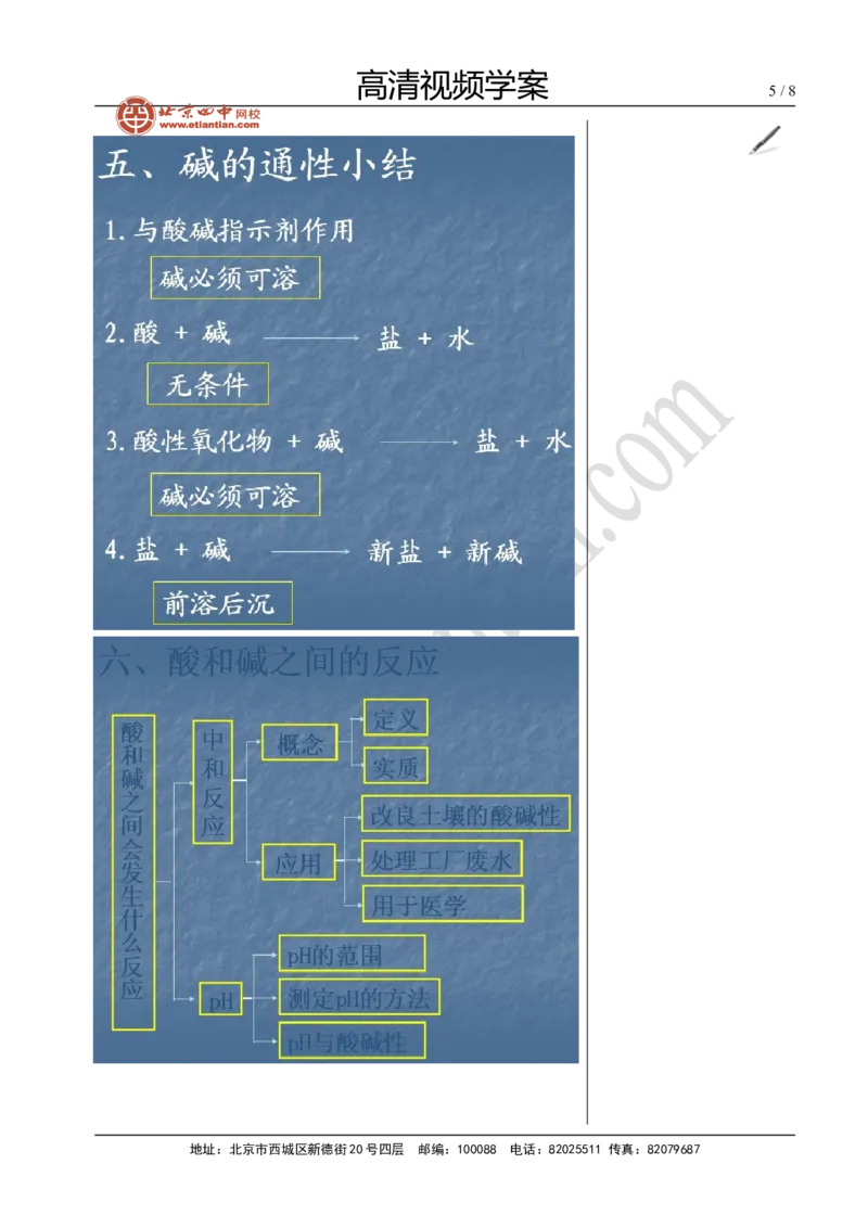 04酸、碱和盐的复习（一）_初中化学_01.人教版初中化学_02.初中化学教学视频_4.初中化学--教学视频_13中考总复习&mdash;&mdash;身边的化学物质黄令6