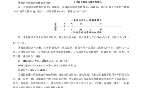 专题2氧化还原反应的应用（导学案）-（人教版2019必修第一册）（解析版）_高化_595801221724高中化学新人教版选择性必修一二三电子版教案PPT课件高中试卷_必修一册（人教版）_导学案