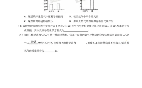 专题17化学与环保（练）-备战2017年中考化学二轮复习讲练测（原卷版）_初中化学_01.人教版初中化学_07.初中化学中考总复习_备战2017年中考化学二轮复习讲练测（练）全套打包