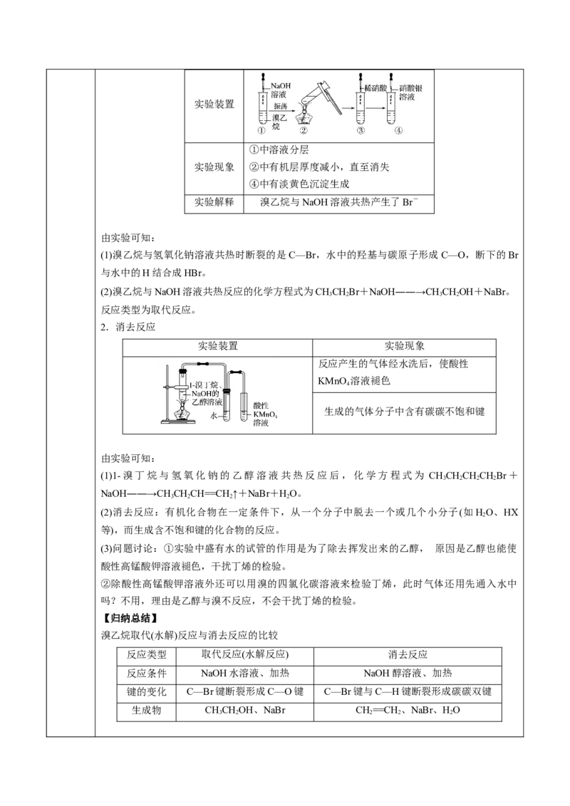 第3章第1节卤代烃讲义新教材2020-2021学年人教版(2019)高二化学选择性必修三（机构用）_高化_2025春-人教版高中化学_05新版高中化学选择性必修3_7.机构专用_讲义+习题（机构用）
