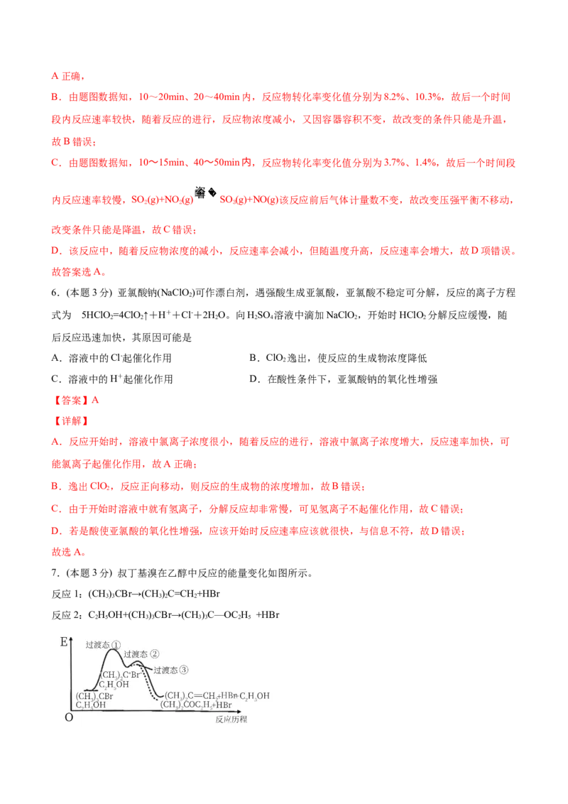 第13讲第二章《化学反应速率与化学平衡》单元测试（培优提升）（教师版）-（人教2019选择性必修1）_高化_595801221724高中化学新人教版选择性必修一二三电子版教案PPT课件高中试卷_讲义
