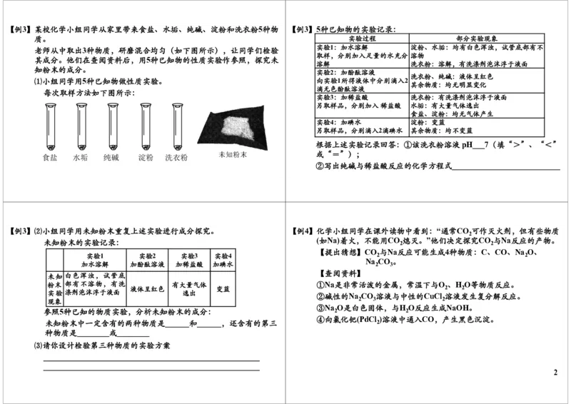 二轮复习：中考化学探究性试验及计算_初中化学_01.人教版初中化学_02.初中化学教学视频_2.初中化学--教学视频--带讲义_初三化学中考总复习（通用版）