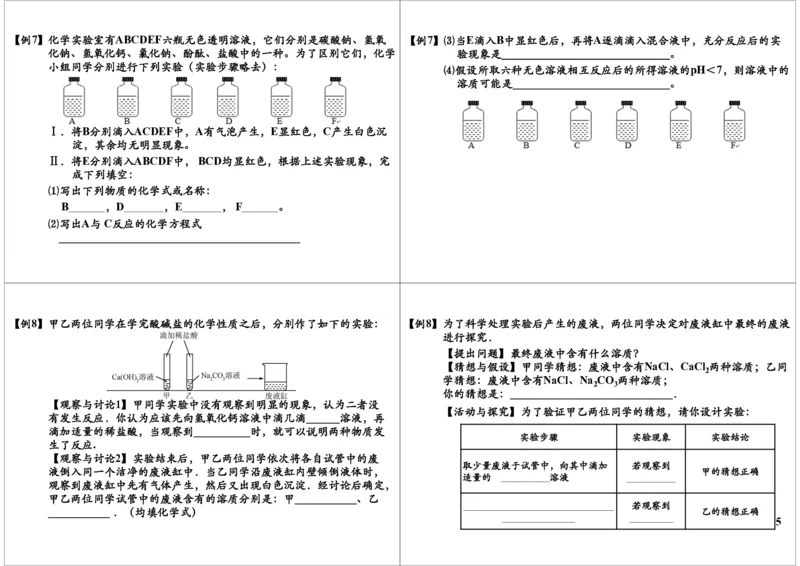二轮复习：中考化学探究性试验及计算_初中化学_01.人教版初中化学_02.初中化学教学视频_2.初中化学--教学视频--带讲义_初三化学中考总复习（通用版）
