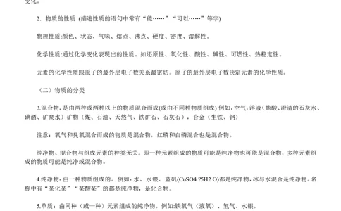 中考化学必记内容_初中化学_01.人教版初中化学_12.中考化学（赠送）