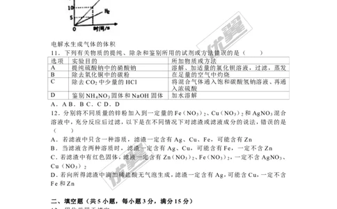 2016年湖北省十堰市中考化学试题（word版，含解析）_初中化学_01.人教版初中化学_01.初中化学课件PPT--教案--试题_初中化学全套(课件--教案--配套)_18年初中化学9年级上