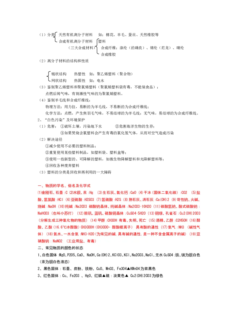 九年级上学期知识点39页_初中化学_01.人教版初中化学_01.初中化学课件PPT--教案--试题_初中化学18年试卷_人教版九年级化学上册2018