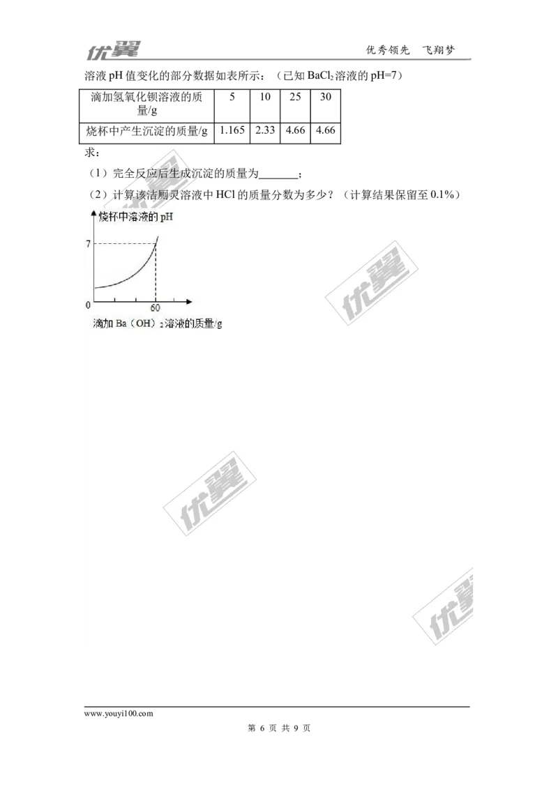 7.2018年四川省资阳市中考化学模拟卷（含答案）_初中化学_01.人教版初中化学_01.初中化学课件PPT--教案--试题_初中化学全套(课件--教案--配套)_18年初中化学9年级下_1.RJ九化下[通用]