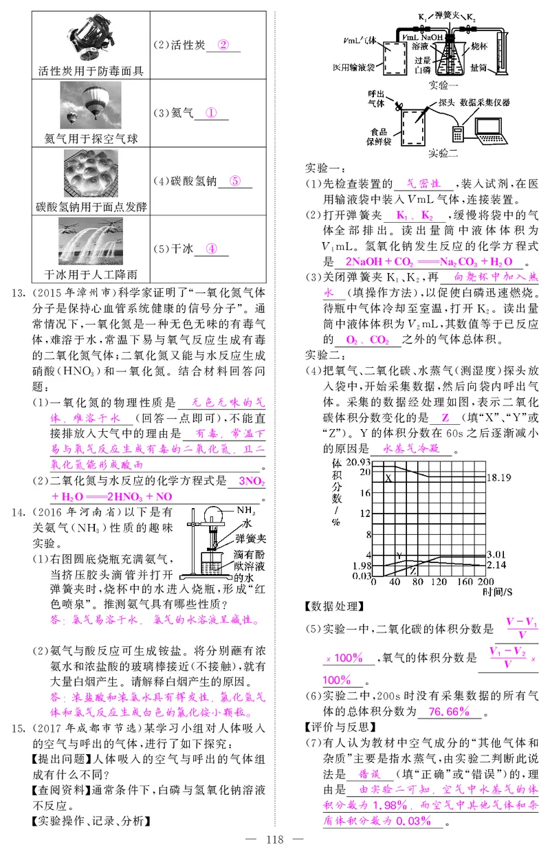 2018中考化学（人教版）复习课件+习题课件：第一轮随堂同步练习（PDF）_初中化学_01.人教版初中化学_07.初中化学中考总复习_2018中考化学（人教版）复习课件+习题课件：第一轮