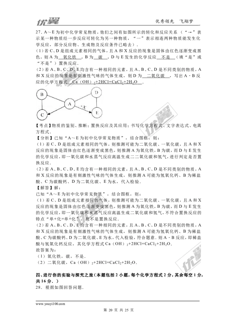 2016年广西崇左市、玉林市、防城港市中考化学试题（word版，含解析）_初中化学_01.人教版初中化学_01.初中化学课件PPT--教案--试题_初中化学全套(课件--教案--配套)_2016中考真题卷
