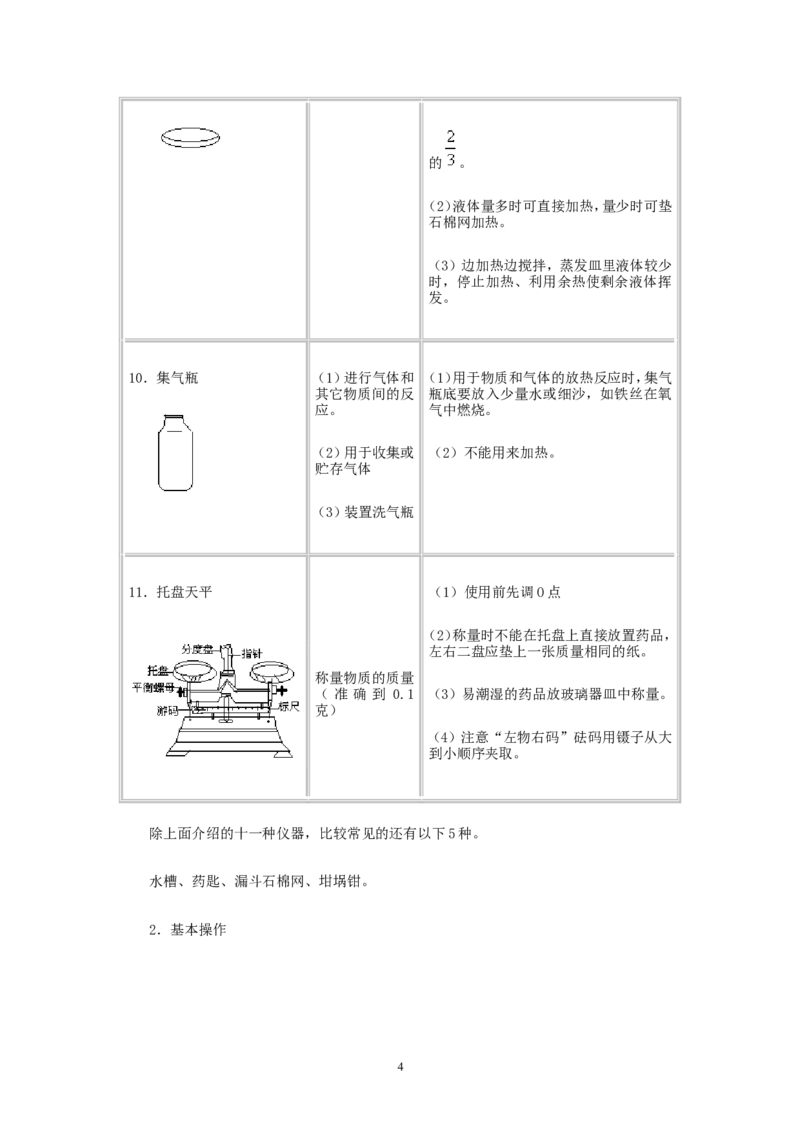 2012年中考化学复习实验专题突破&mdash;&mdash;化学实验总复习_初中化学_01.人教版初中化学_01.初中化学课件PPT--教案--试题_初中化学全套_化学教案_化学：中考化学复习实验专题突破（12份）