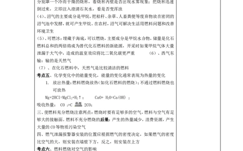 九年级化学上册-第七单元-燃料及其利用教案-(新版)新人教版_初中化学_01.人教版初中化学_01.初中化学课件PPT--教案--试题_初中化学&mdash;课件&mdash;教案&mdash;试题-推荐_9年级上课件教案试题