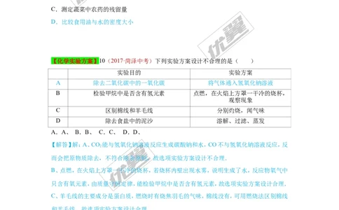 30.检验、鉴别、除杂、共存_初中化学_01.人教版初中化学_01.初中化学课件PPT--教案--试题_初中化学全套(课件--教案--配套)_18年初中化学9年级上_18秋九化上(RJ)--7.复习资料_4.真题汇编
