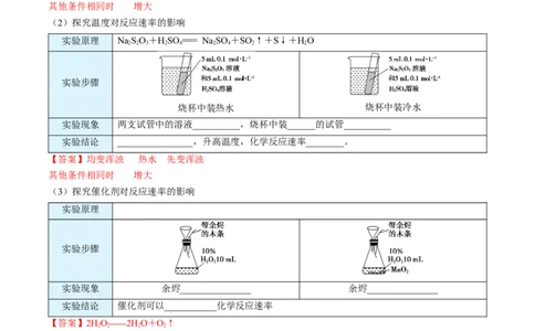 第06讲影响化学反应速率的因素（教师版）-（人教2019选择性必修1）_高化_595801221724高中化学新人教版选择性必修一二三电子版教案PPT课件高中试卷_选择性必修1册（人教版）_讲义