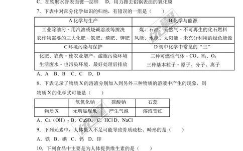 2017年安徽省合肥市庐江县校级中考化学一模试卷（解析版）_初中化学_01.人教版初中化学_01.初中化学课件PPT--教案--试题_初中化学全套(课件--教案--配套)_18年初中化学9年级下