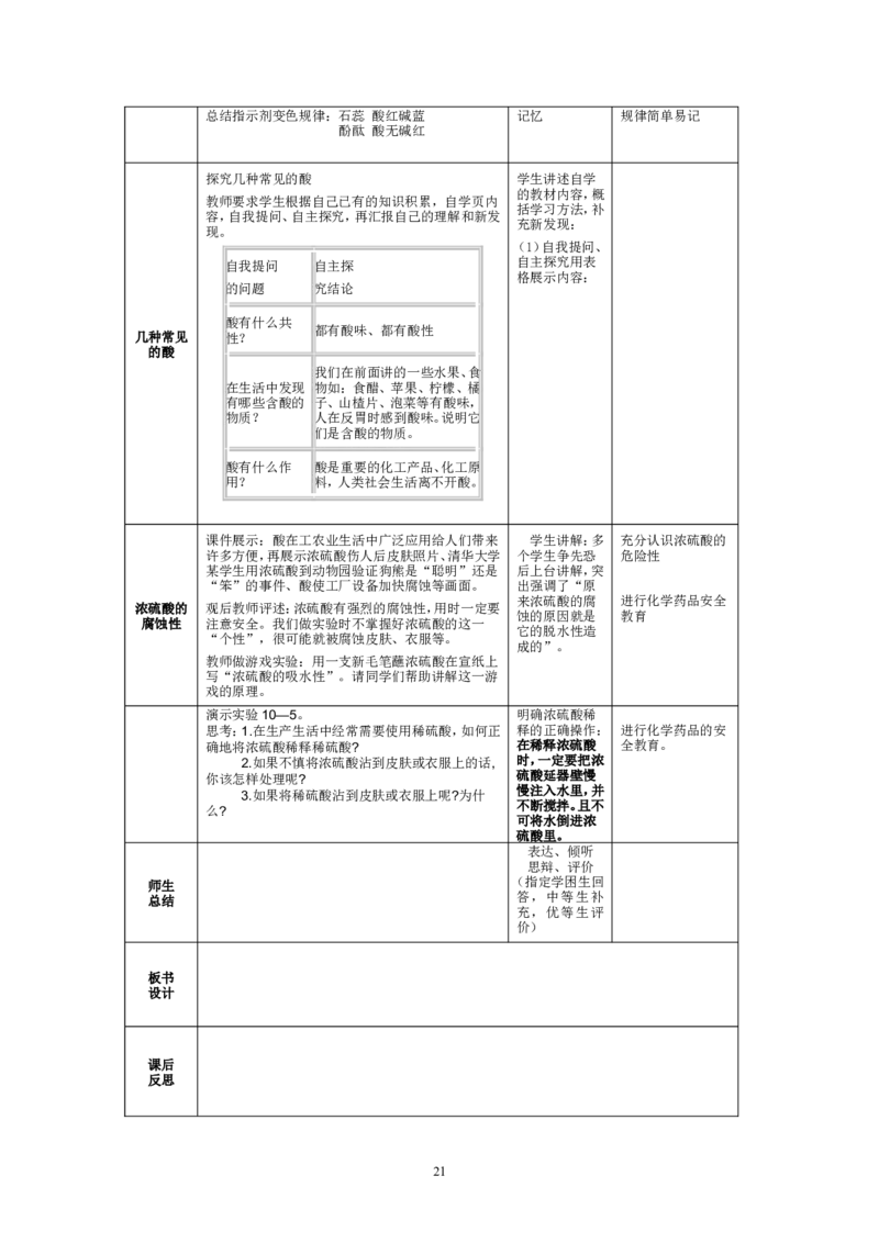 九年级化学（下）教案(57页)_初中化学_01.人教版初中化学_01.初中化学课件PPT--教案--试题_初中化学全套_化学教案_化学：人教版九年级下册新版教案（2套14份）